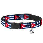 Cat Collar Breakaway - Cuba Flags Breakaway Cat Collars Buckle-Down