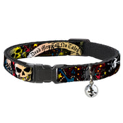 Cat Collar Breakaway - Dead Men Tell No Tales Black Breakaway Cat Collars Buckle-Down