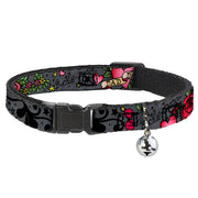 Cat Collar Breakaway - Dad & Dad Gray Breakaway Cat Collars Buckle-Down