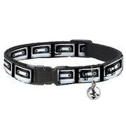 Cat Collar Breakaway - DC Cassette Tape Breakaway Cat Collars Buckle-Down