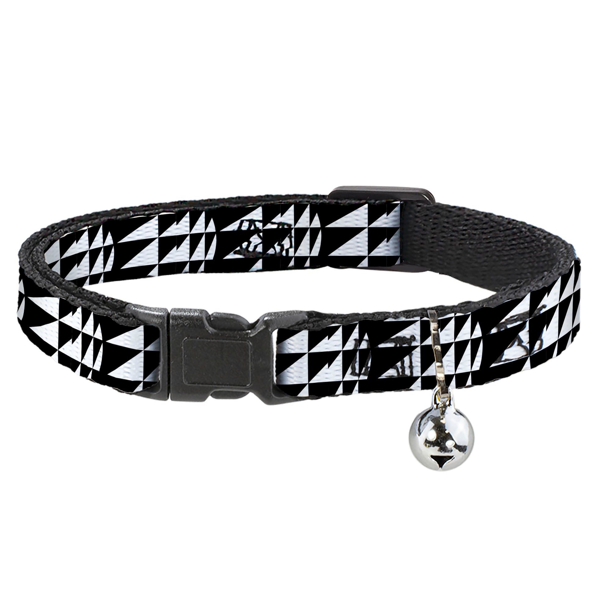 Cat Collar Breakaway - Eighties 8 Black White Breakaway Cat Collars Buckle-Down
