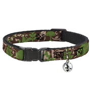 Cat Collar Breakaway - Earthy Brown Green Breakaway Cat Collars Buckle-Down