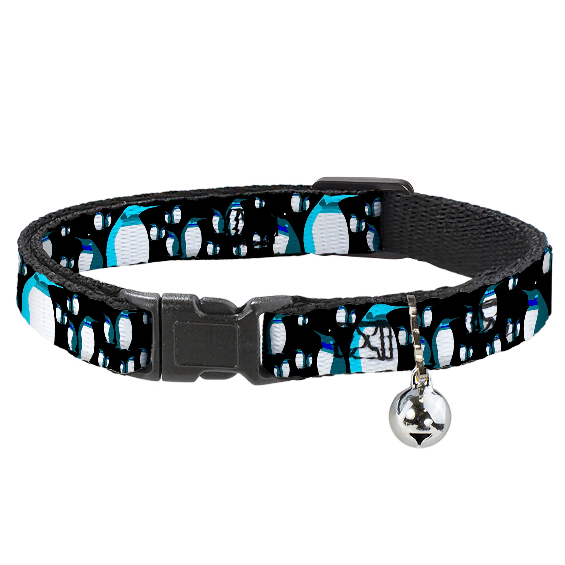 Cat Collar Breakaway - Emperor Penguins Gray Blues Breakaway Cat Collars Buckle-Down