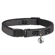 Cat Collar Breakaway - Elephant Crackle Grays Breakaway Cat Collars Buckle-Down