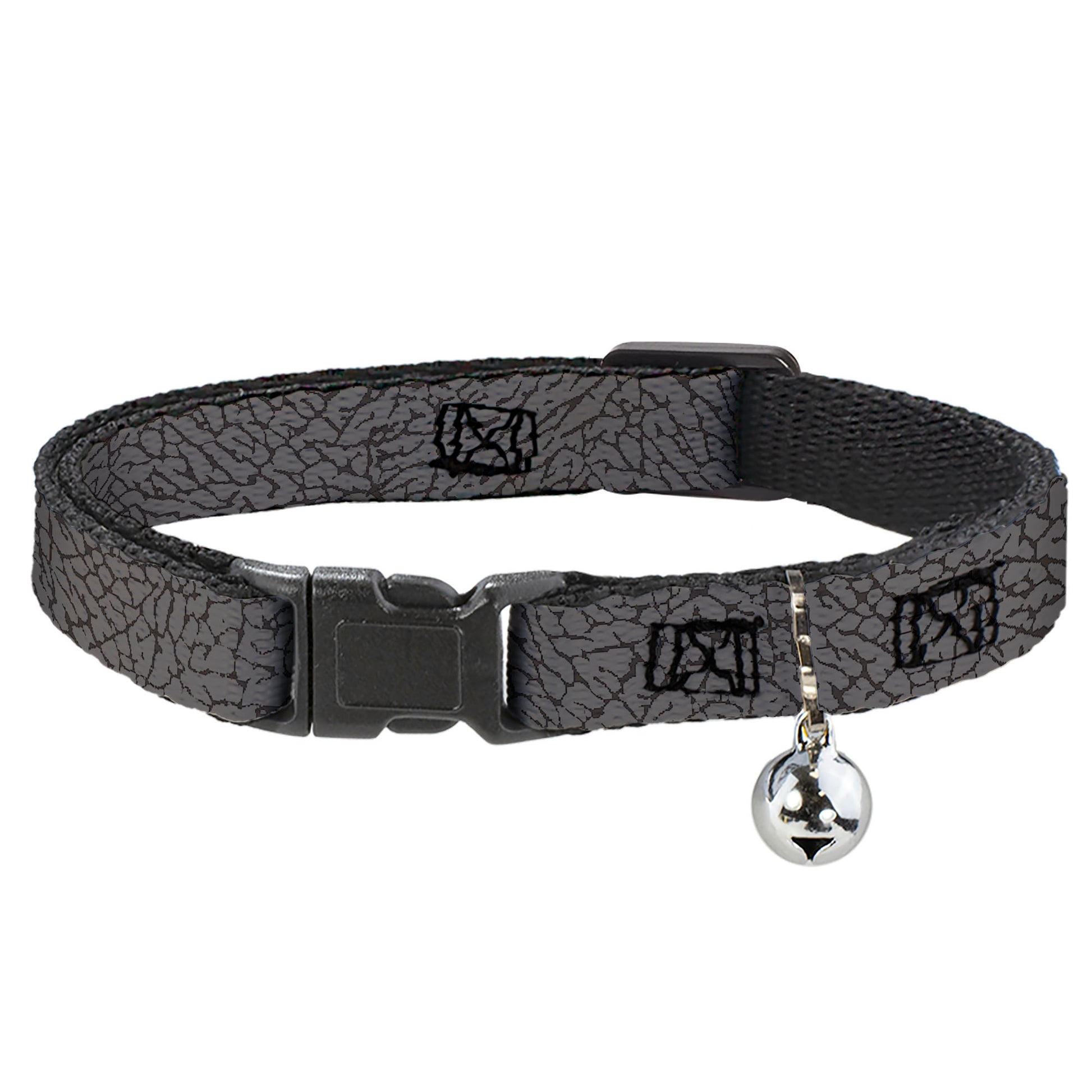 Cat Collar Breakaway - Elephant Crackle Grays Breakaway Cat Collars Buckle-Down