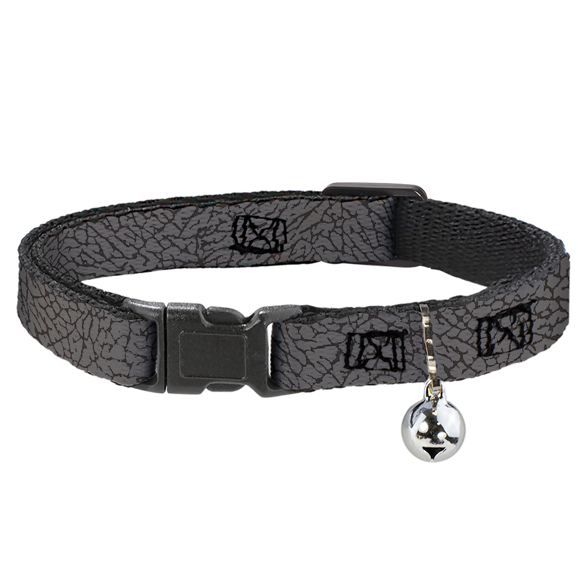 Cat Collar Breakaway - Elephant Crackle Grays Breakaway Cat Collars Buckle-Down