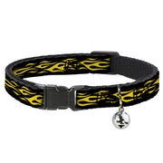 Cat Collar Breakaway - Flame Yellow Breakaway Cat Collars Buckle-Down