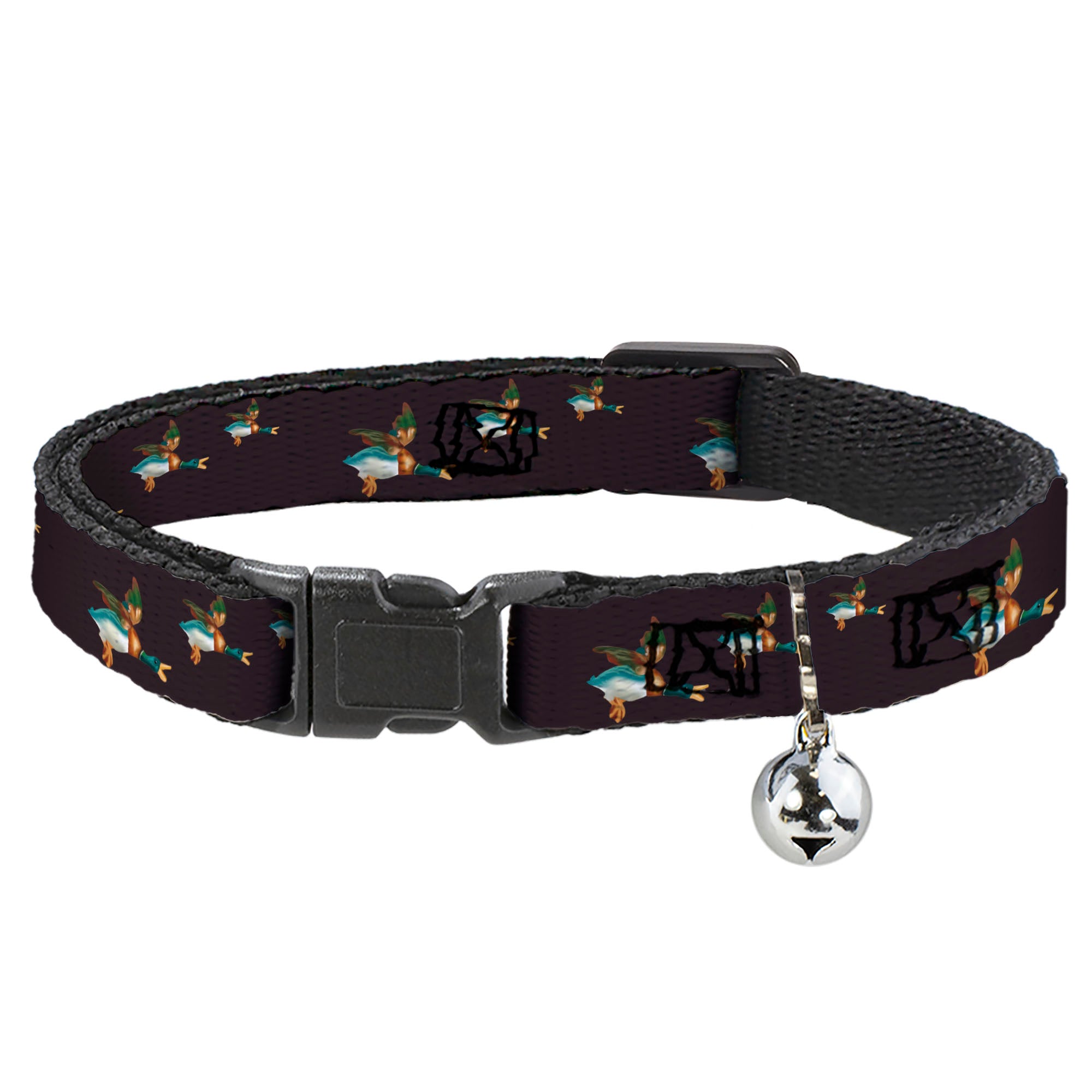 Cat Collar Breakaway - Flying Mallards Burgundy Breakaway Cat Collars Buckle-Down