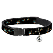 Cat Collar Breakaway - Flying Mallards Black Breakaway Cat Collars Buckle-Down