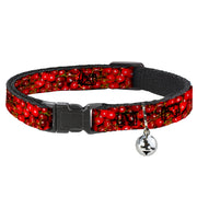 Cat Collar Breakaway - Fresh Cherries Stacked Breakaway Cat Collars Buckle-Down