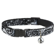 Cat Collar Breakaway - Grunge Gears Black White Breakaway Cat Collars Buckle-Down