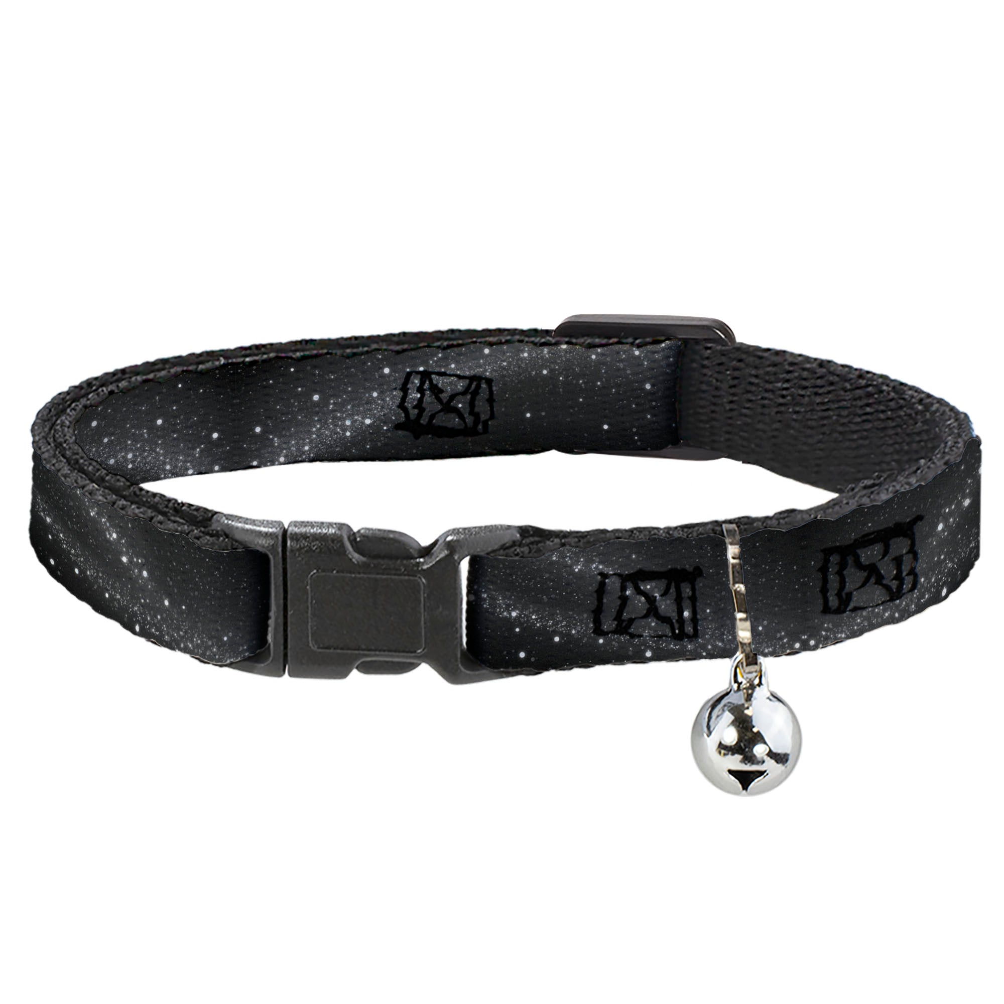 Cat Collar Breakaway - Galaxy Arch Black Gray White Breakaway Cat Collars Buckle-Down