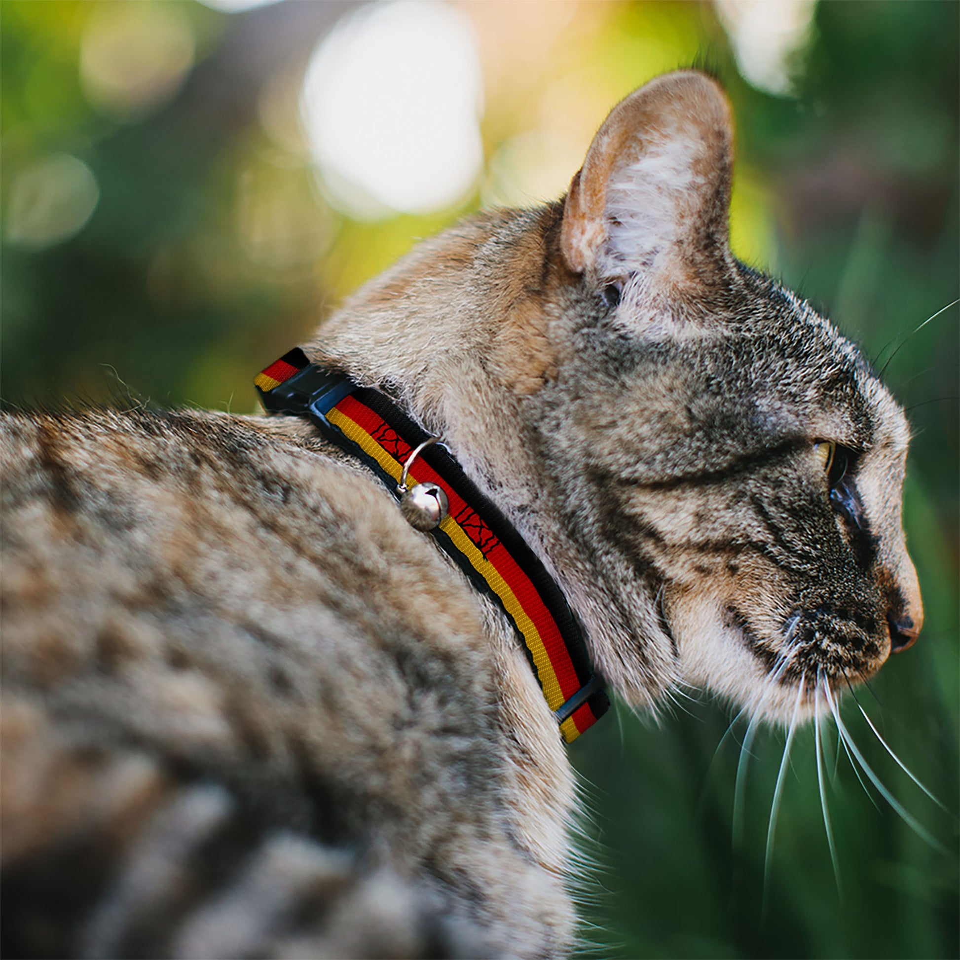 Cat Collar Breakaway - Germany Flag Weathered Breakaway Cat Collars Buckle-Down