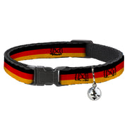 Cat Collar Breakaway - Germany Flag Weathered Breakaway Cat Collars Buckle-Down