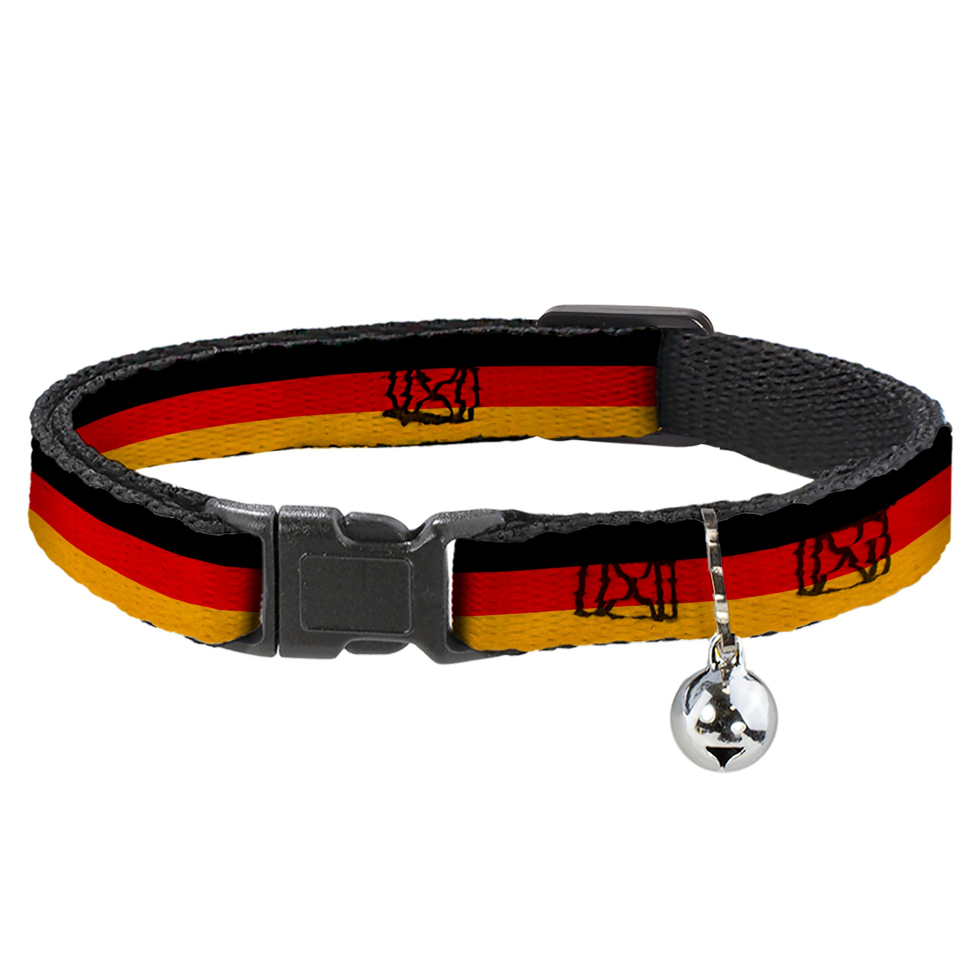 Cat Collar Breakaway - Germany Flag Weathered Breakaway Cat Collars Buckle-Down