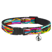 Cat Collar Breakaway - Geometric10 Multi Color Breakaway Cat Collars Buckle-Down