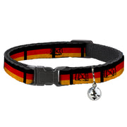 Cat Collar Breakaway - German Flag Distressed Breakaway Cat Collars Buckle-Down
