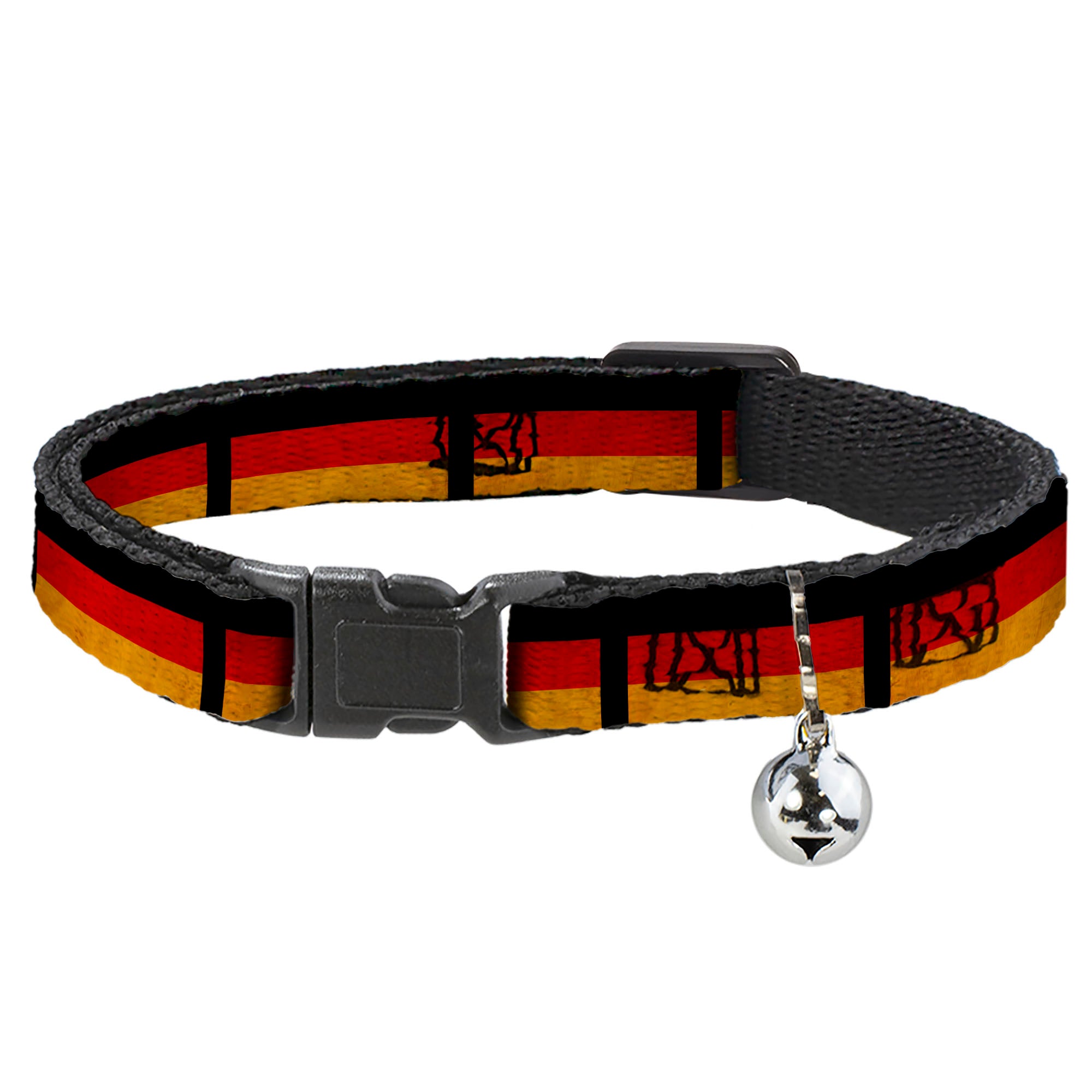 Cat Collar Breakaway - German Flag Distressed Breakaway Cat Collars Buckle-Down