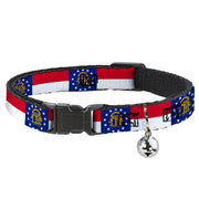 Cat Collar Breakaway - Georgia Flag Breakaway Cat Collars Buckle-Down