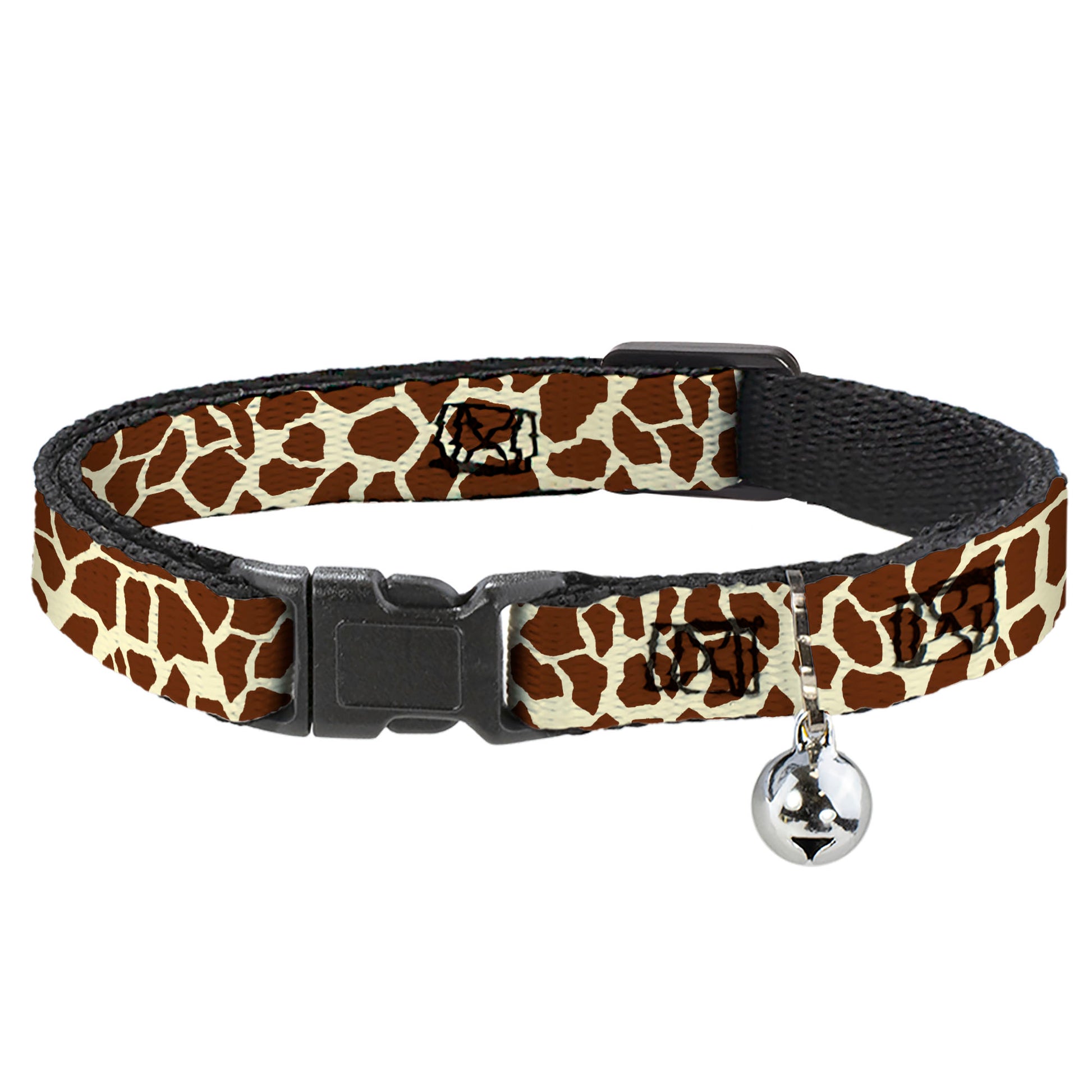 Cat Collar Breakaway - Giraffe Spots2 Cream Brown Breakaway Cat Collars Buckle-Down