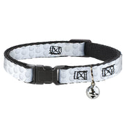 Cat Collar Breakaway - Golf Ball Dimples Whites Breakaway Cat Collars Buckle-Down