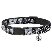 Cat Collar Breakaway - Honor Black White Breakaway Cat Collars Buckle-Down