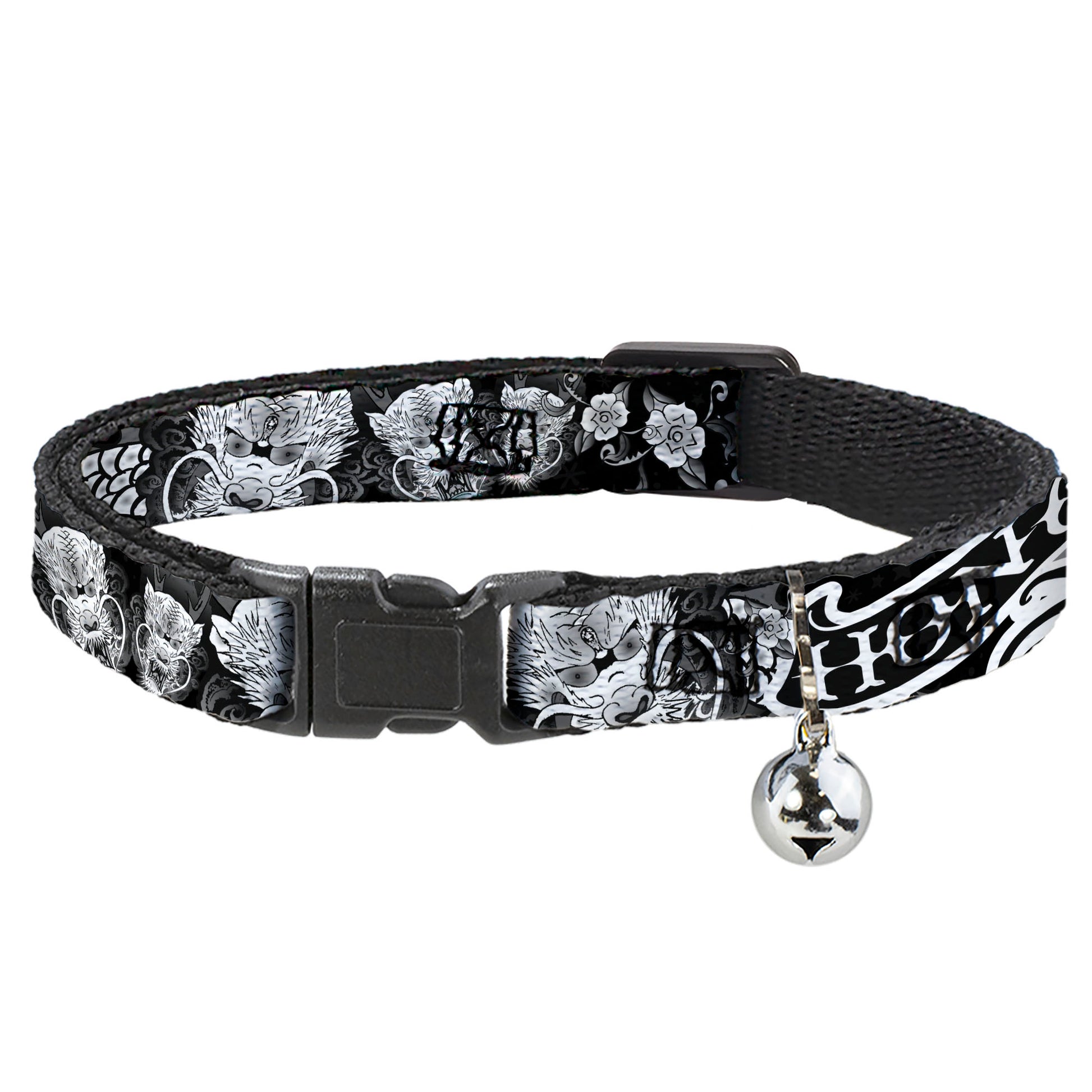 Cat Collar Breakaway - Honor Black White Breakaway Cat Collars Buckle-Down