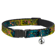 Cat Collar Breakaway - Honor CLOSE-UP Yellow Breakaway Cat Collars Buckle-Down