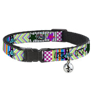 Cat Collar Breakaway - Icons & Patterns 2 Breakaway Cat Collars Buckle-Down