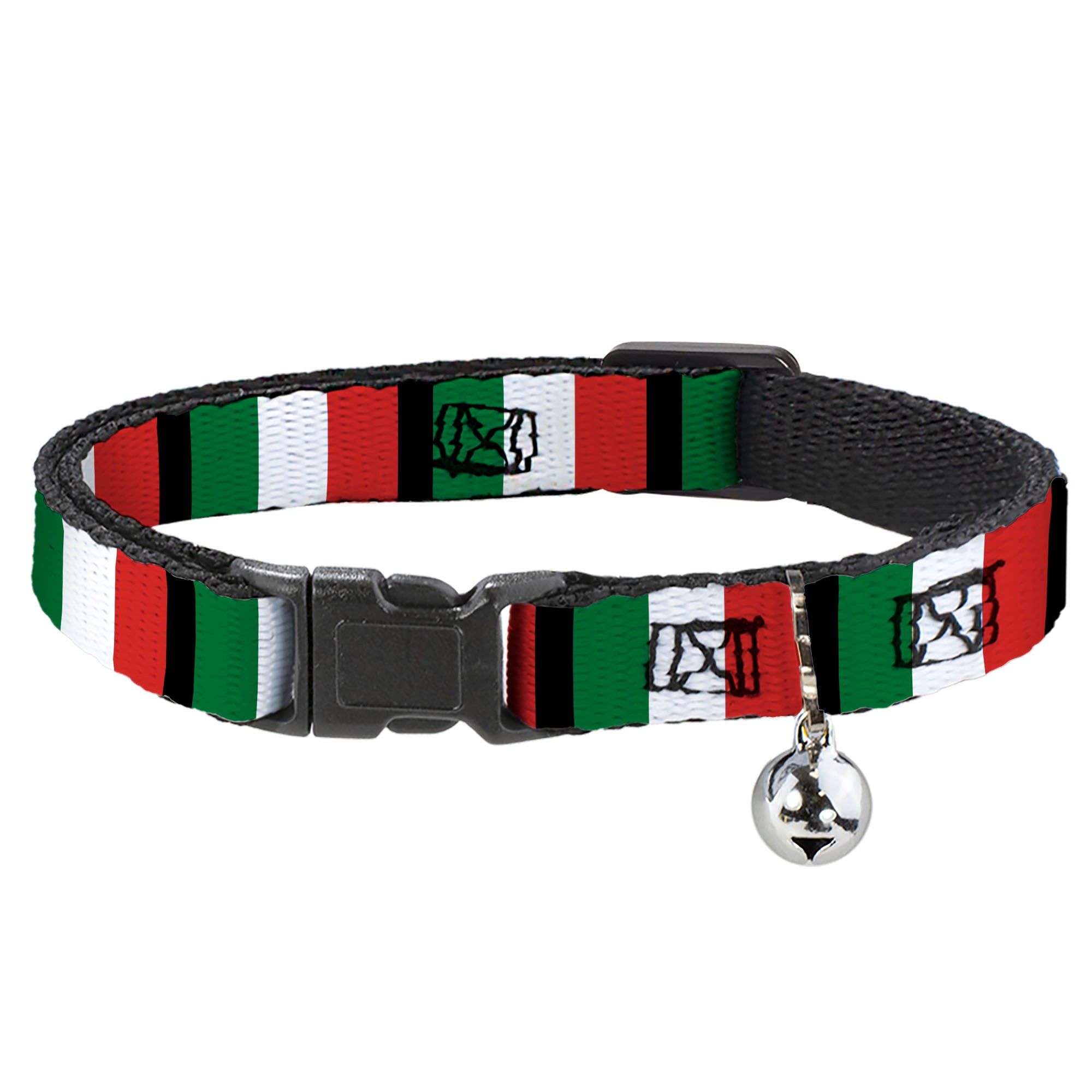 Cat Collar Breakaway - Italy Flags Breakaway Cat Collars Buckle-Down