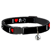 Cat Collar Breakaway - I "Heart House Music" Breakaway Cat Collars Buckle-Down