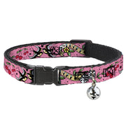 Cat Collar Breakaway - Lucky Pink Breakaway Cat Collars Buckle-Down