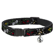 Cat Collar Breakaway - Lucky CLOSE-UP Gray Breakaway Cat Collars Buckle-Down