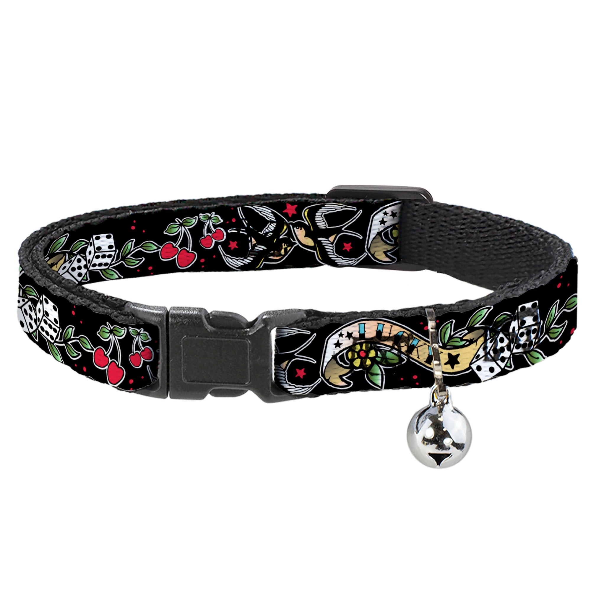 Cat Collar Breakaway - Lucky Black Breakaway Cat Collars Buckle-Down