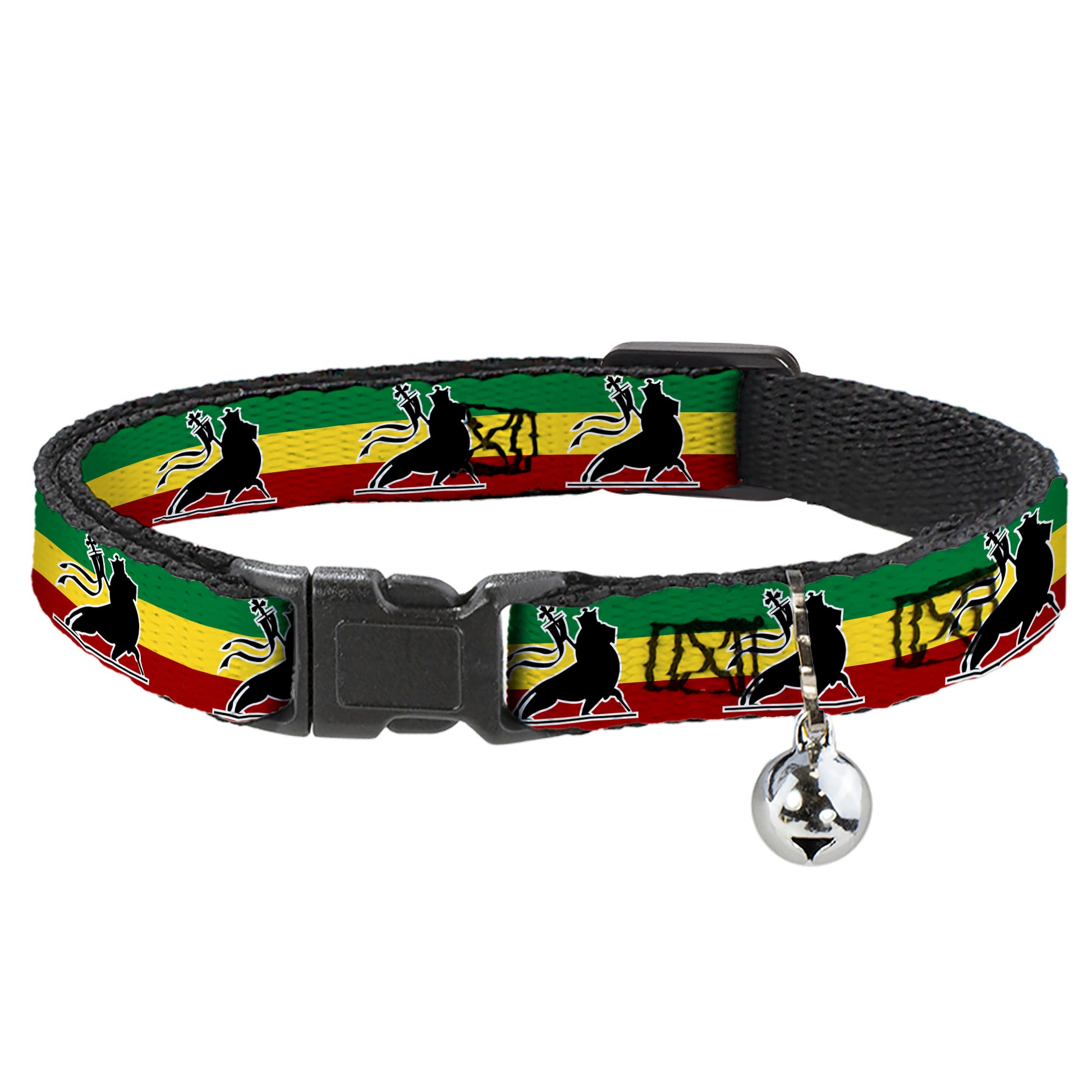 Cat Collar Breakaway - Lion of Zion Repeat Breakaway Cat Collars Buckle-Down