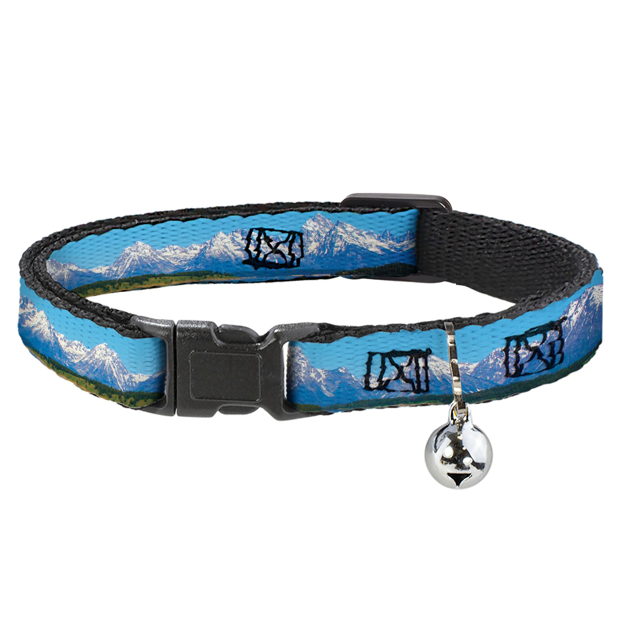 Cat Collar Breakaway - Landscape Snowy Mountains Breakaway Cat Collars Buckle-Down
