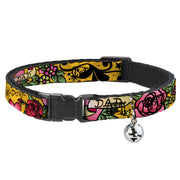 Cat Collar Breakaway - Mom & Dad Yellow Breakaway Cat Collars Buckle-Down