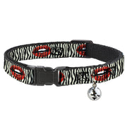 Cat Collar Breakaway - Mouth Zebra Breakaway Cat Collars Buckle-Down