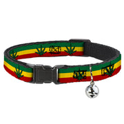 Cat Collar Breakaway - Mustache Trio White Black Breakaway Cat Collars Buckle-Down