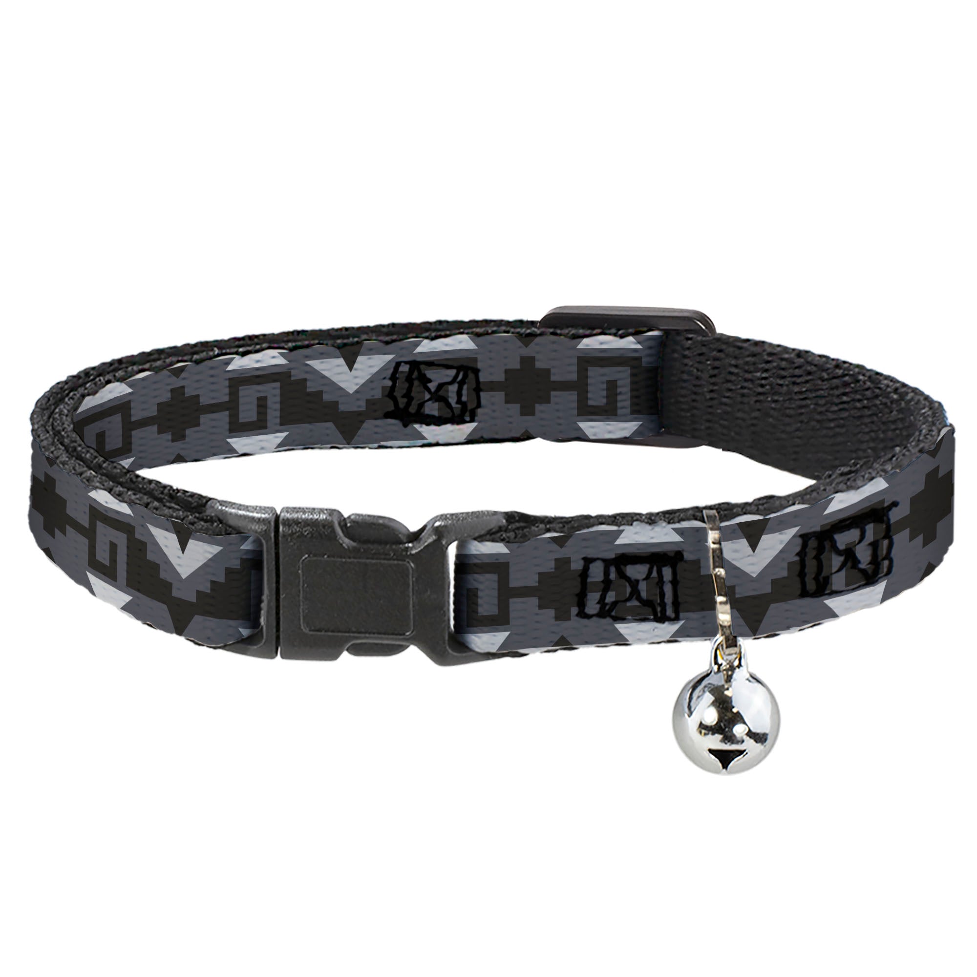 Cat Collar Breakaway - Navajo2 Grays Breakaway Cat Collars Buckle-Down