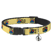 Cat Collar Breakaway - New Jersey Flag Breakaway Cat Collars Buckle-Down