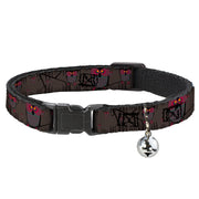 Cat Collar Breakaway - Owls in Trees Purple Breakaway Cat Collars Buckle-Down