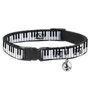Cat Collar Breakaway - Piano Keys Breakaway Cat Collars Buckle-Down