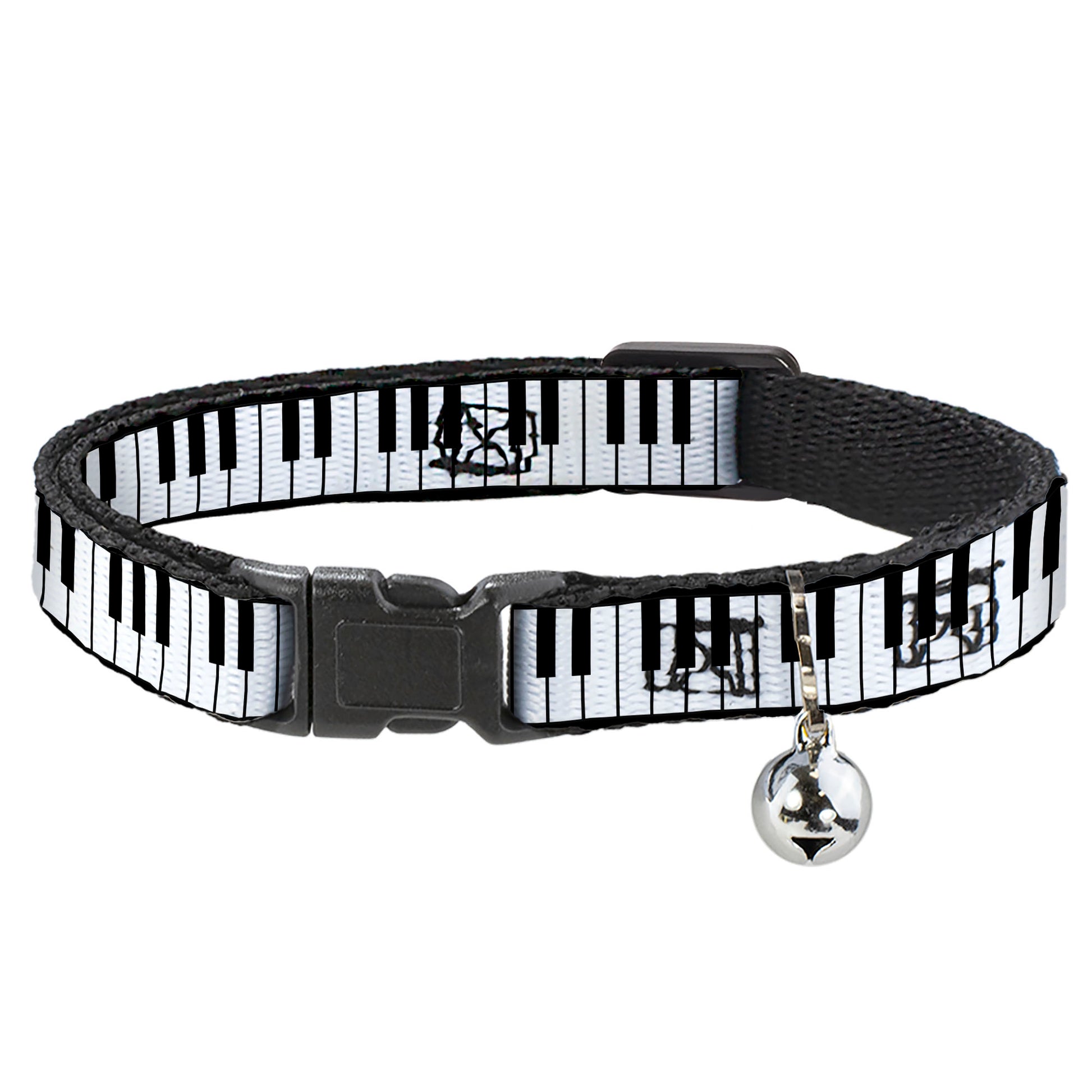 Cat Collar Breakaway - Piano Keys Breakaway Cat Collars Buckle-Down