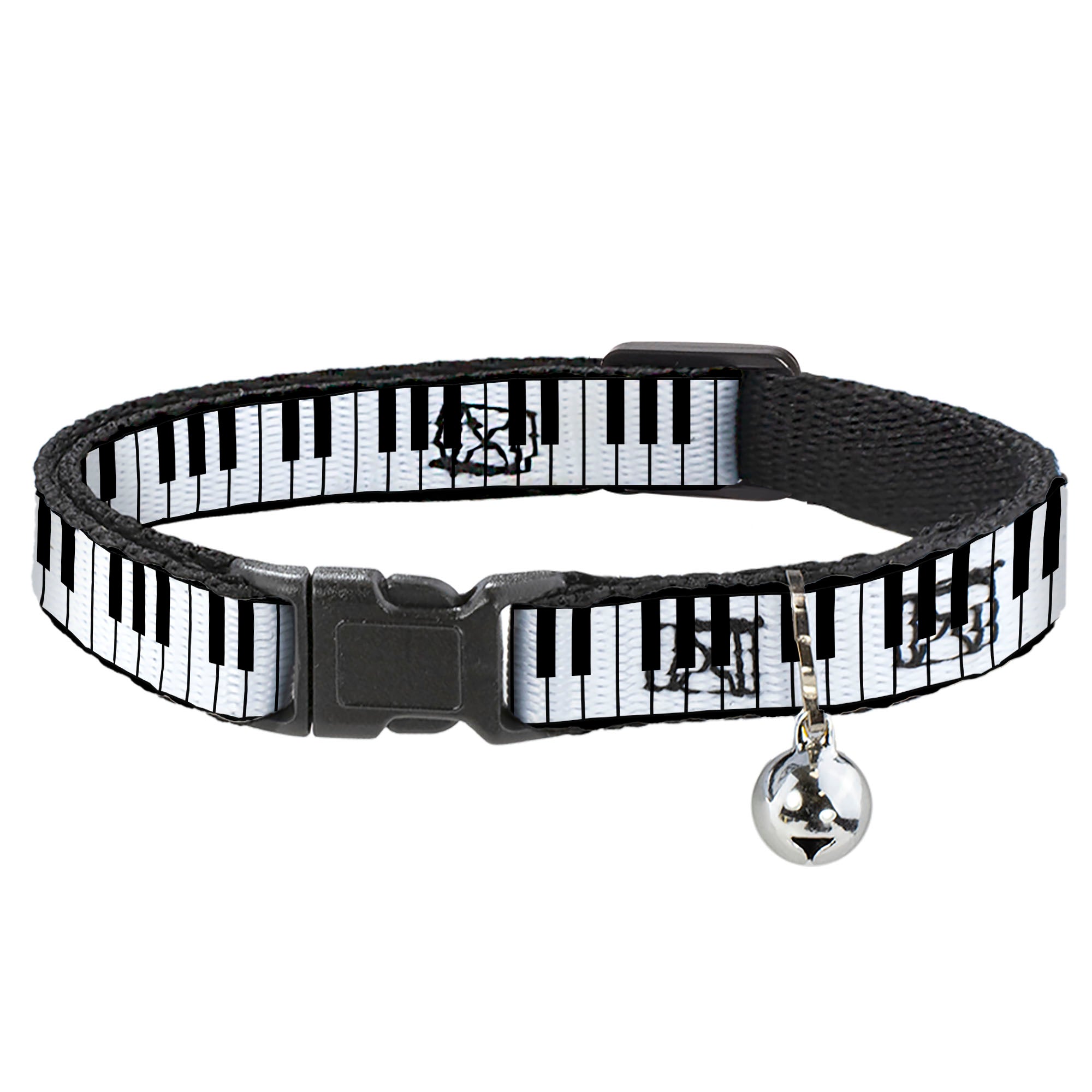 Cat Collar Breakaway - Piano Keys Breakaway Cat Collars Buckle-Down