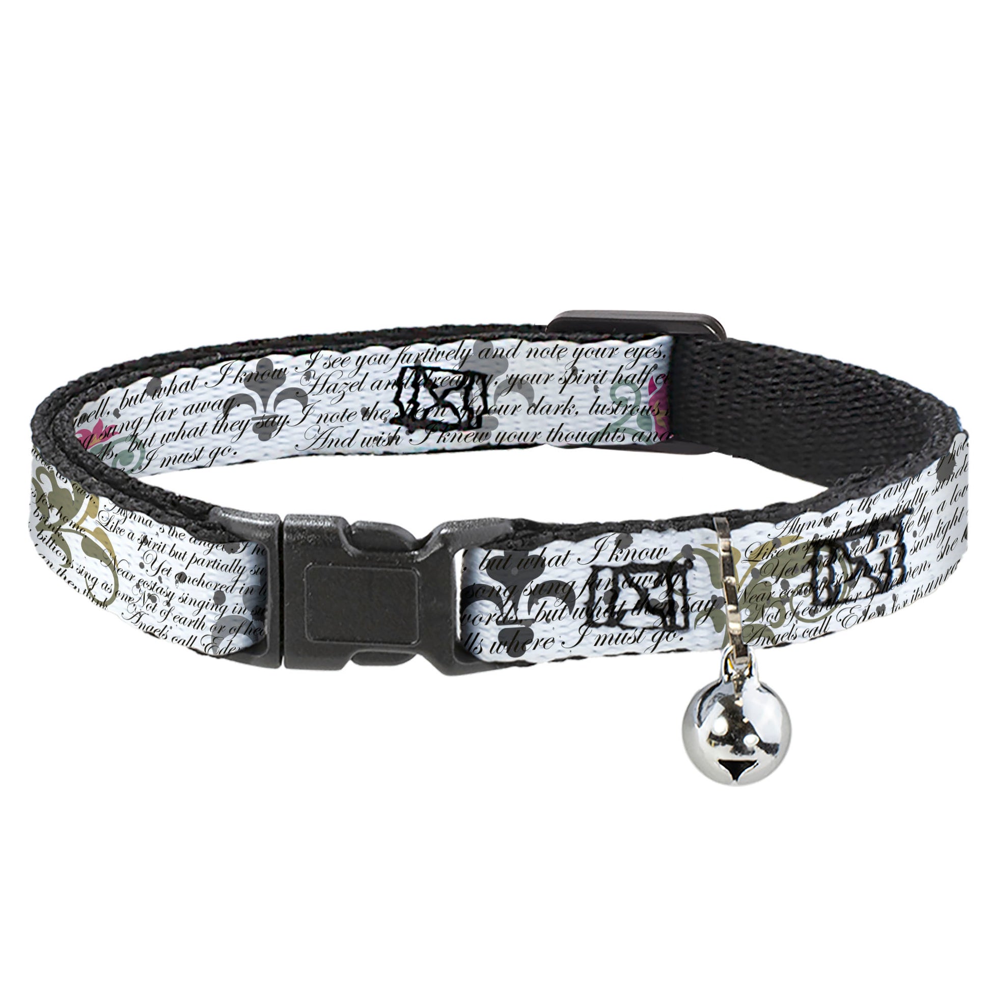 Cat Collar Breakaway - Poems Breakaway Cat Collars Buckle-Down