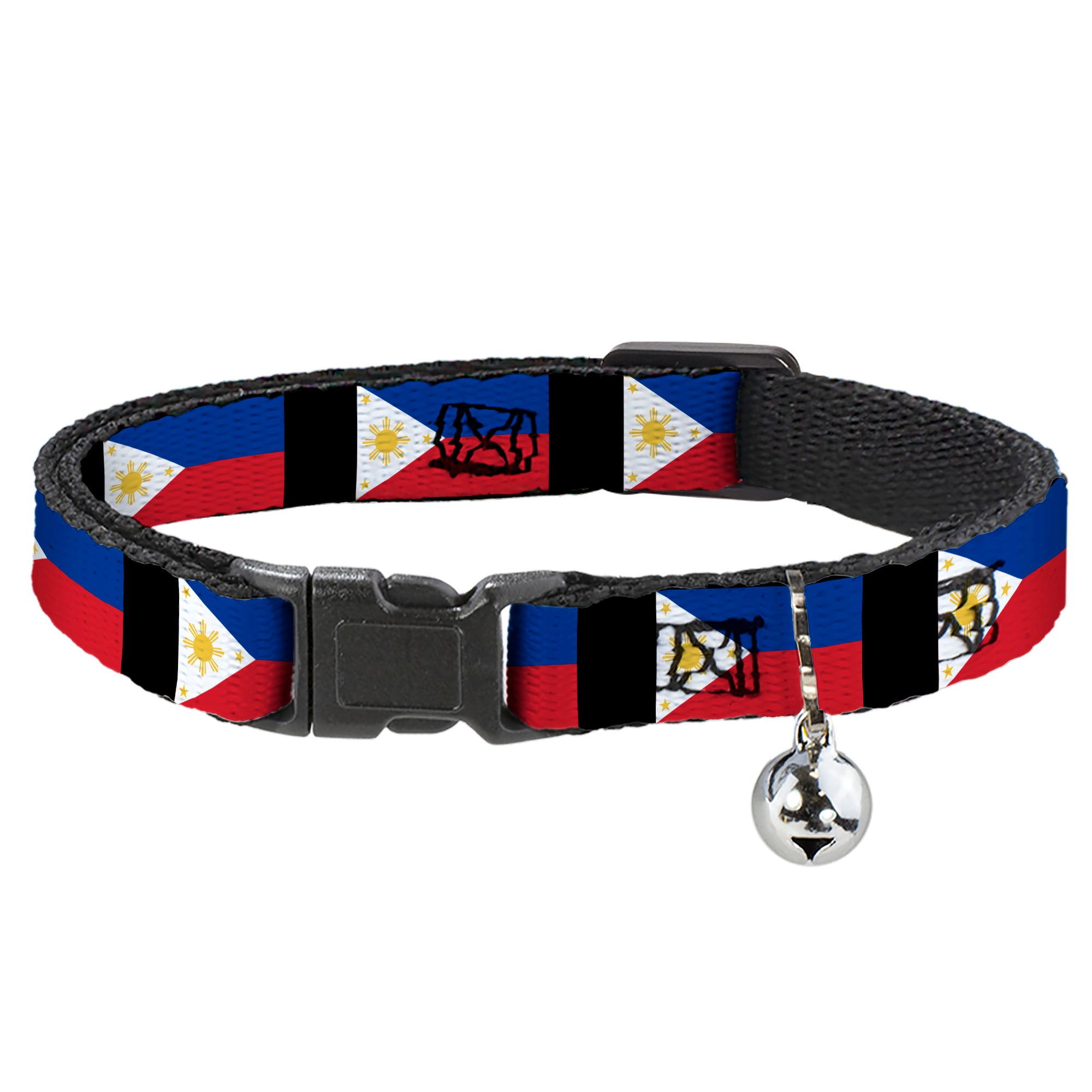 Cat Collar Breakaway - Philippines Flags Breakaway Cat Collars Buckle-Down