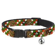 Cat Collar Breakaway - Pizza Pies Breakaway Cat Collars Buckle-Down