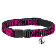 Cat Collar Breakaway - Punk Princess Fuchsia Black Breakaway Cat Collars Buckle-Down