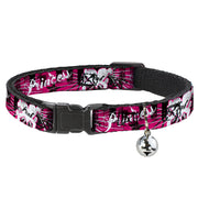 Cat Collar Breakaway - Punk Princess w Piano Keys Breakaway Cat Collars Buckle-Down